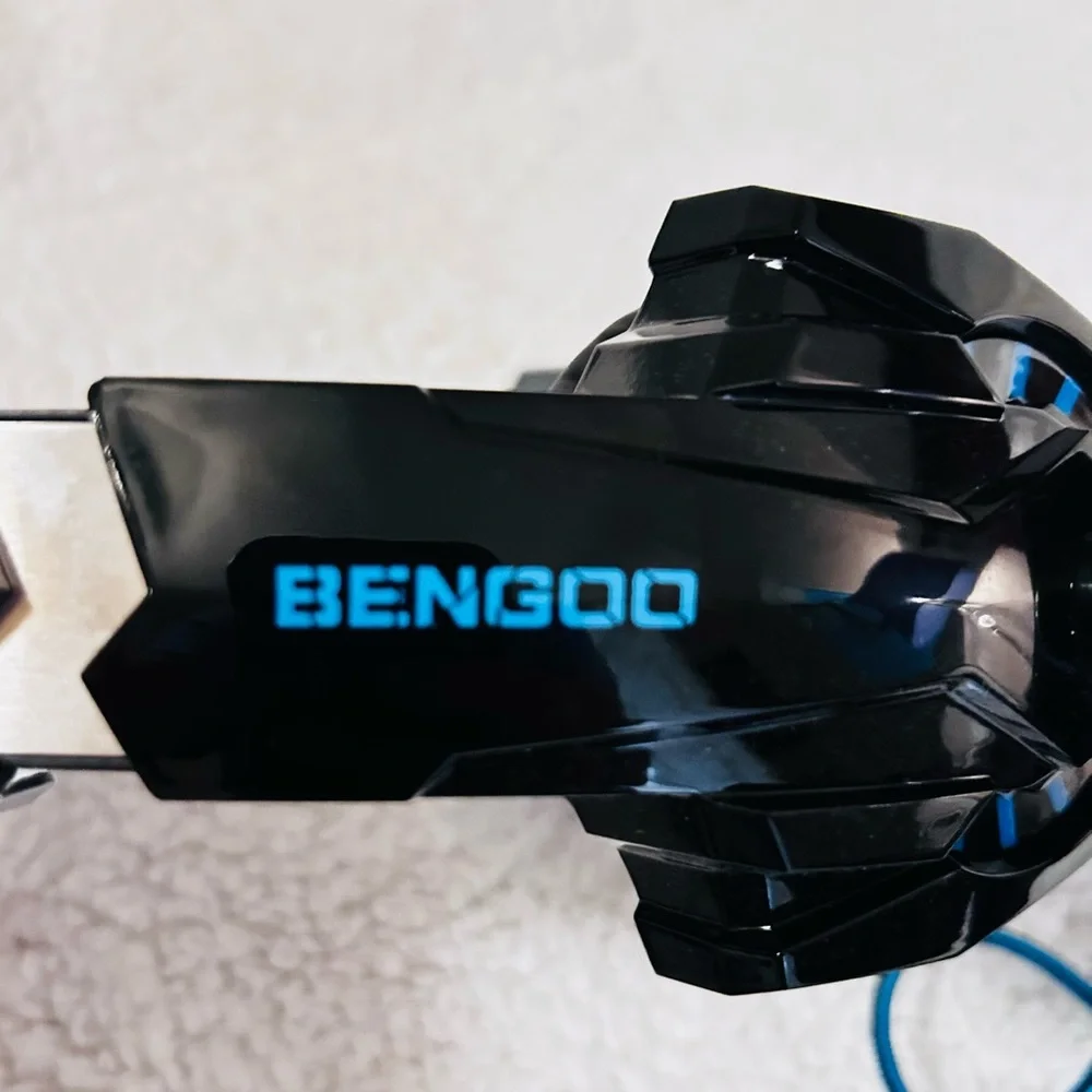 Bengoo Black and Blue Gaming Headset
